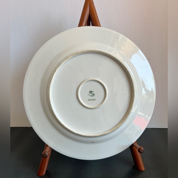 Volkstedt Porcelain 11” Handpainted Plate Made In Germany. - Picture 6 of 7